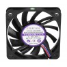 Générique ECF-910179 système de refroidissement d’ordinateur Boitier PC Ventilateur 6 cm Noir 1 pièce(s)