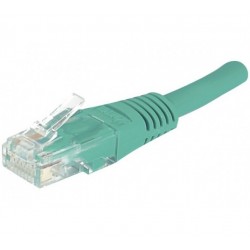 EXC Patch RJ45 cat.5e U UTP Green 10m câble de réseau Vert Cat5e U UTP (UTP)