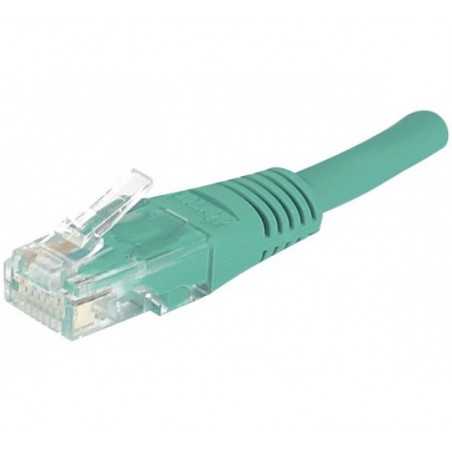 EXC Patch RJ45 cat.5e U UTP Green 10m câble de réseau Vert Cat5e U UTP (UTP)