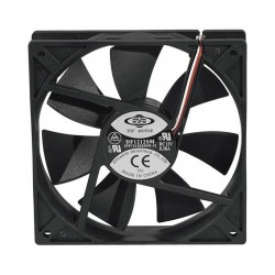 Générique ECF-910180 système de refroidissement d’ordinateur Boitier PC Ventilateur 12 cm Noir 1 pièce(s)