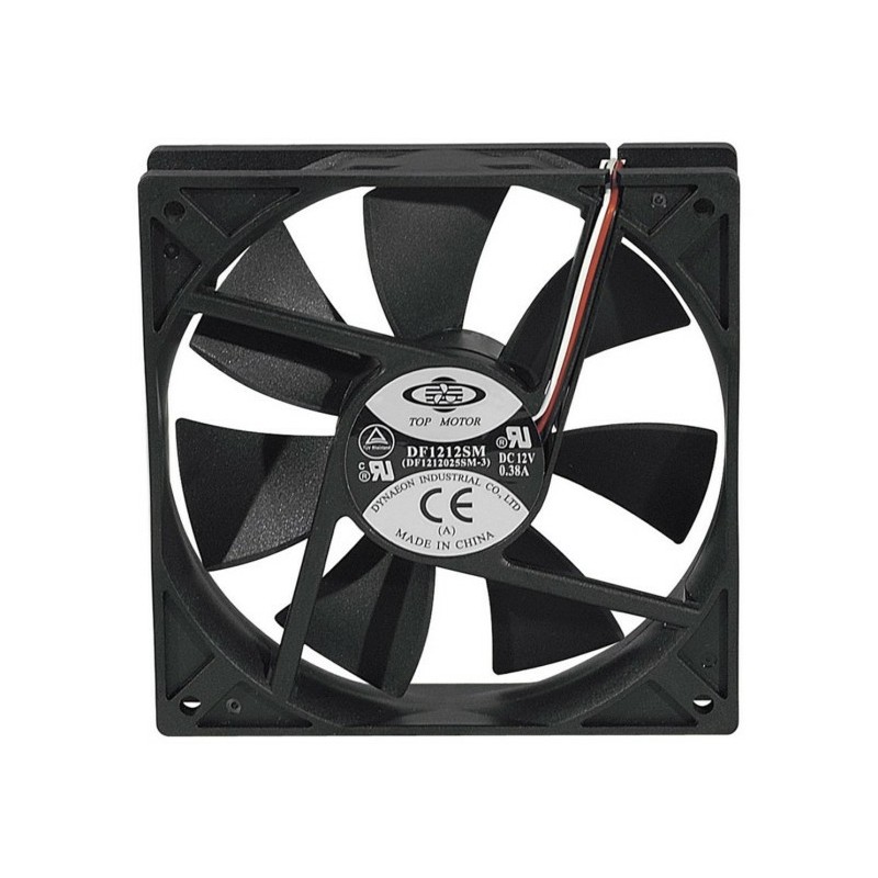 Générique ECF-910180 système de refroidissement d’ordinateur Boitier PC Ventilateur 12 cm Noir 1 pièce(s)