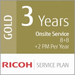 Ricoh Contrat de Service Or de 3 ans (Production Moyen Volume)