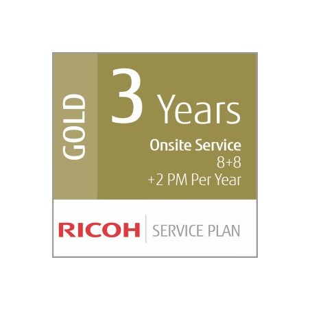 Ricoh Contrat de Service Or de 3 ans (Production Moyen Volume)