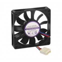 Générique ECF-910083 système de refroidissement d’ordinateur Boitier PC Ventilateur 7 cm Noir 1 pièce(s)