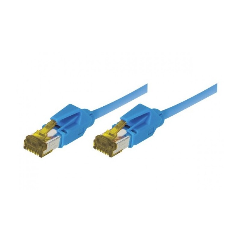 EXC Patch RJ45 S FTP CAT 7 LSOH Snagless Blue 0. câble de réseau 0,5 m Cat7 S FTP (S-STP)