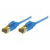 EXC Patch RJ45 S FTP CAT 7 LSOH Snagless Blue 0. câble de réseau 0,5 m Cat7 S FTP (S-STP)