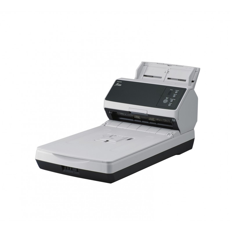 Ricoh fi-8250 Numériseur chargeur automatique de documents (adf) + chargeur manuel 600 x 600 DPI A4 Noir, Gris