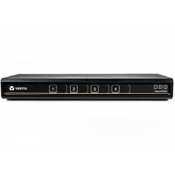 Vertiv Avocent 4 Ordinateur(s) - 1 Utilisateur(s) local - 3840 x 2160 - 2 x Port PS   2 - 7 x USB - 1 - 4 x DisplayPort - Bureau