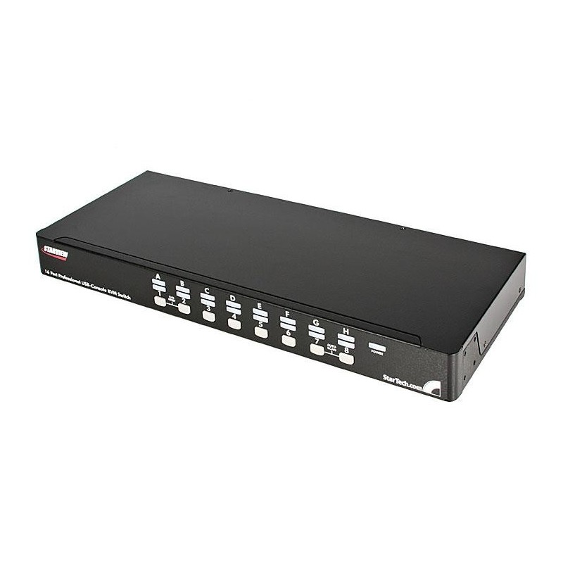 StarTech.com Commutateur KVM PS 2 USB 16 ports 1U empilables sur rack avec OSD