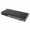 StarTech.com Commutateur KVM PS 2 USB 16 ports 1U empilables sur rack avec OSD