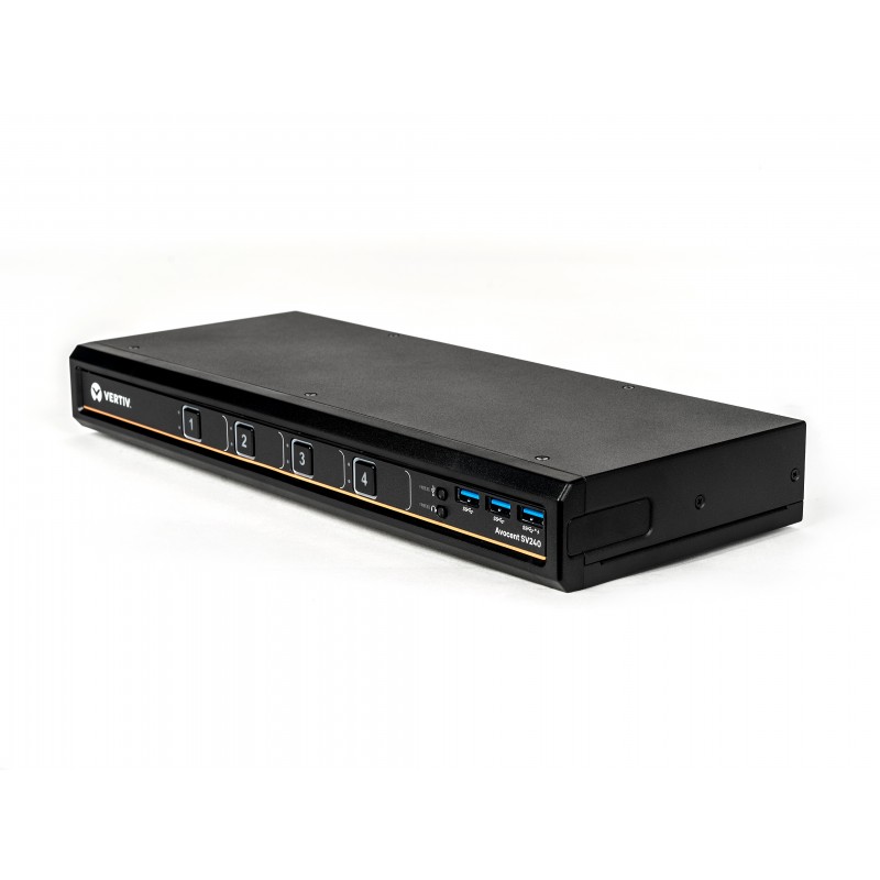 Vertiv Avocent 4 Ordinateur(s) - 1 Utilisateur(s) local - 2560 x 1600 - 13 x USB - 5 x DVI - Bureau