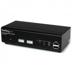 StarTech.com Switch KVM USB   VGA à 2 ports avec commutation rapide DDM et câbles - Commutateur KVM