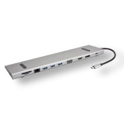 MCL USB3C-555 station d'accueil Avec fil USB 3.2 Gen 1 (3.1 Gen 1) Type-C Argent