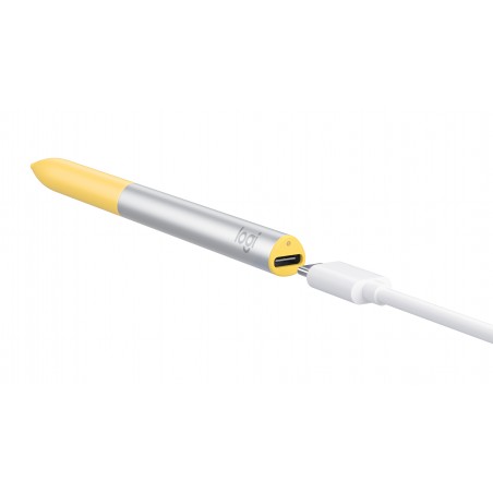 Logitech Pen for Chromebook stylet 15 g Argent, Jaune