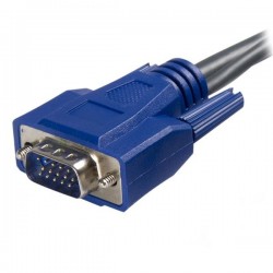 StarTech.com Câble KVM ultrafin 2 en 1 USB VGA -1,8 m