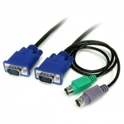 StarTech.com Câble pour Switch KVM VGA avec PS 2 3 en 1 - 1.80m