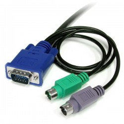 StarTech.com Câble pour Switch KVM VGA avec PS 2 3 en 1 - 1.80m