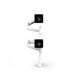 Ergotron LX Series LX Dual Stacking Arm 101,6 cm (40") Blanc Bureau