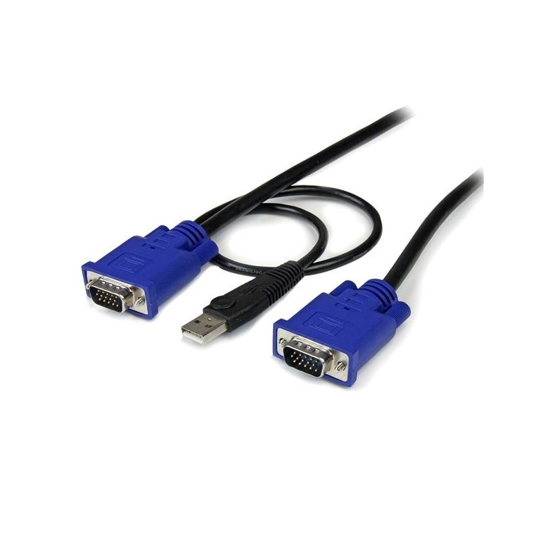 StarTech.com Câble pour Switch KVM VGA avec USB 2 en 1 - 4.60m