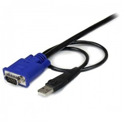 StarTech.com Câble pour Switch KVM VGA avec USB 2 en 1 - 4.60m