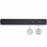 StarTech.com Station d'Accueil USB 3.0 pour Deux Écrans avec Adaptateurs DVI vers VGA et HDMI, 5x USB 3.0 et Audio - Station