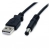 StarTech.com Câble d'alimentation USB vers prise DC de 91 cm - Cordon USB vers connecteur Type M 5V