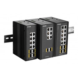 D-Link DIS‑300G‑14PSW Géré L2 Gigabit Ethernet (10 100 1000) Connexion Ethernet, supportant l'alimentation via ce port (PoE)