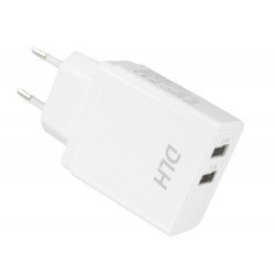 DLH CHARGEUR SECTEUR 2 PORTS USB 12W