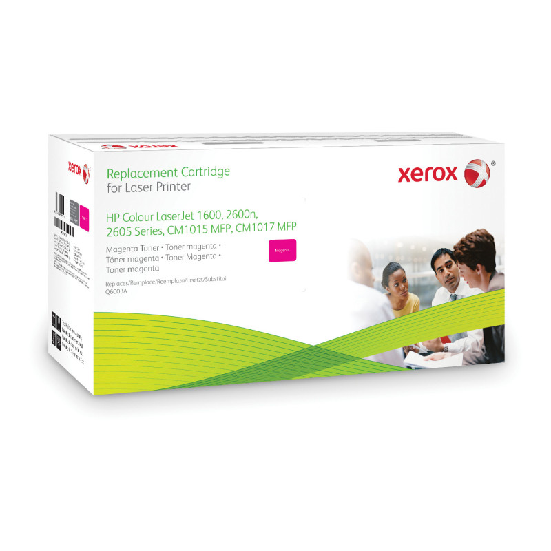 Xerox Toner magenta. Equivalent à HP Q6003A. Compatible avec HP Colour LaserJet 1600, Colour LaserJet 2600 2605, Colour