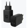 Crosscall Dual USB-A wall charger Universel Noir Secteur Intérieure