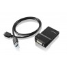 Lenovo USB 3.0 - DVI VGA adaptateur graphique USB 2048 x 1152 pixels Noir