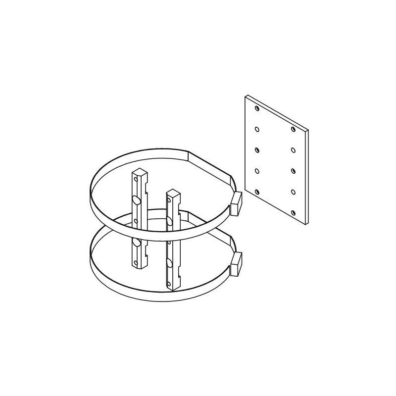 Bosch MIC-PMB kit de support Acier inoxydable