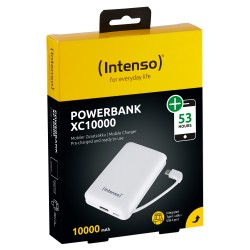 Intenso XC10000 Lithium Polymère (LiPo) 10000 mAh Blanc