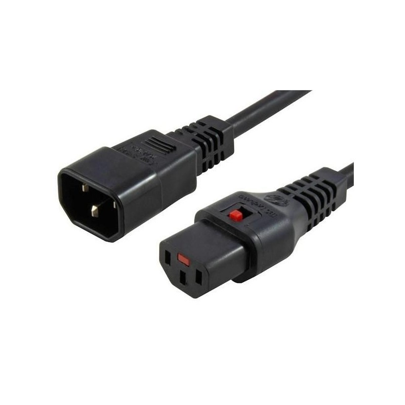 Microconnect PC1024 câble électrique Noir 1 m Coupleur C13 Coupleur C14