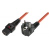 Microconnect EL248S câble électrique Orange 3 m Coupleur C13