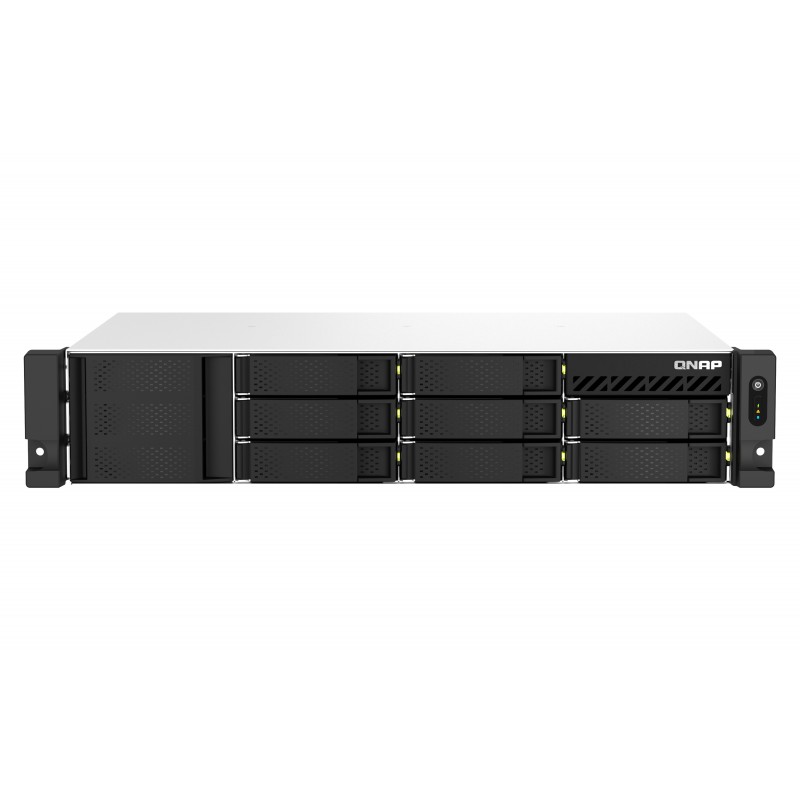 QNAP TS-864EU-8G serveur de stockage NAS Rack (2 U) Ethernet LAN Noir