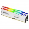 Kingston Technology FURY Beast 64 Go 6000 MT s DDR5 CL40 DIMM (Kits de 2) White RGB XMP