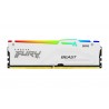 Kingston Technology FURY Beast 64 Go 6000 MT s DDR5 CL40 DIMM (Kits de 2) White RGB XMP