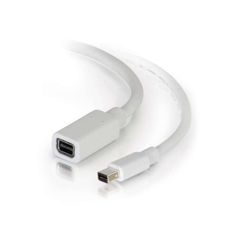 C2G 1.0m Mini DisplayPort M F 1 m Blanc