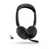 Jabra Evolve2 65 Flex Casque Avec fil &sans fil Arceau Bureau Centre d'appels Bluetooth Noir