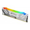 Kingston Technology FURY 32 Go 6000 MT s DDR5 CL32 DIMM (Kits de 2) Renegade RGB Blanc XMP