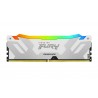 Kingston Technology FURY 32 Go 6000 MT s DDR5 CL32 DIMM (Kits de 2) Renegade RGB Blanc XMP