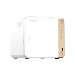 QNAP TS-462-4G serveur de stockage NAS Tower Ethernet LAN Blanc N4505