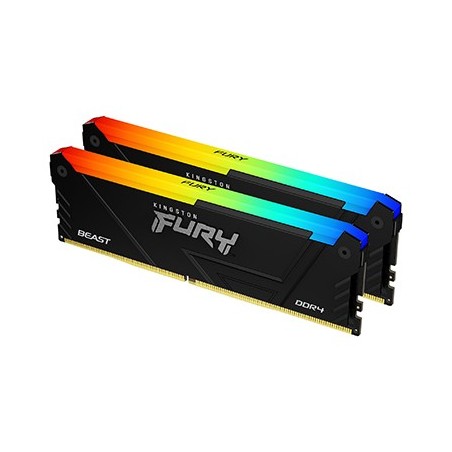 Kingston Technology FURY 32GB 2666MT s DDR4 CL16 DIMM (Kits de 2) Beast RGB