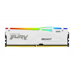 Kingston Technology FURY Beast 32 Go 5600 MT s DDR5 CL40 DIMM (Kits de 2) White RGB XMP