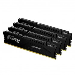 Kingston Technology FURY Beast 128 Go 5600 MT s DDR5 CL40 DIMM (Kits de 4) Black XMP