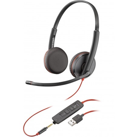 POLY Micro-casque Blackwire 3225 stéréo USB-A