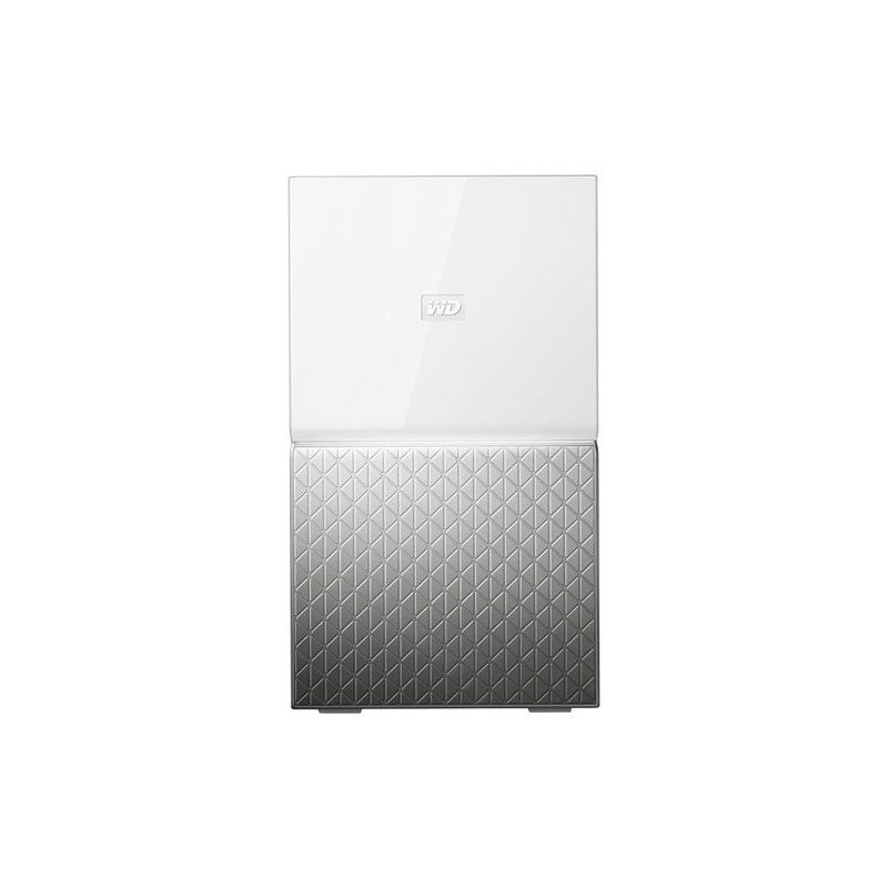 Western Digital MY CLOUD HOME Duo dispositif de stockage cloud personnel 6 To Ethernet LAN Argent, Blanc