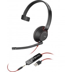 POLY Micro-casque monaural USB-A Blackwire 5210 (lot)