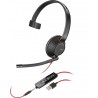 POLY Micro-casque monaural USB-A Blackwire 5210 (lot)